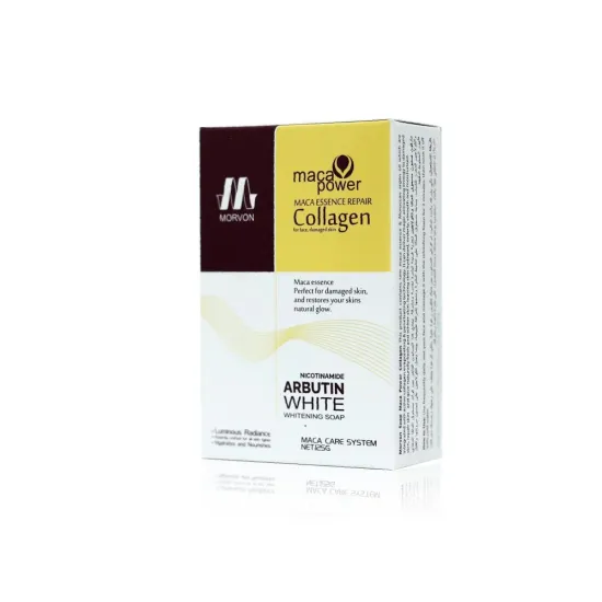 Morvon Anti-Aging Maca Powder & Collagen Skin Firming Soap – 125g