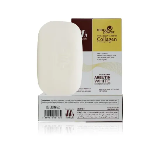Morvon Anti-Aging Maca Powder & Collagen Skin Firming Soap – 125g