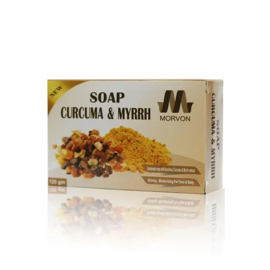 Morvon Natural Myrrh & Turmeric Complex Refining Soap – 125g