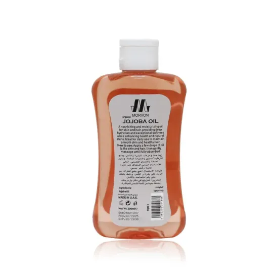 Morvon Original Pure Jojoba Oil for Skin and Hair Care - 200ml Morvon Original Pure Jojoba Oil for Skin and Hair Care - 200ml