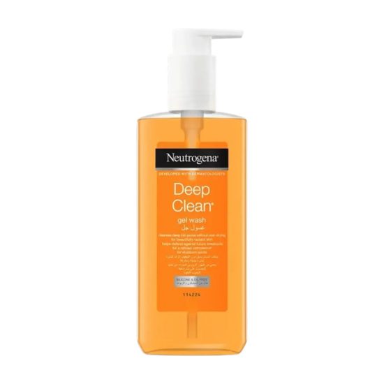 غسول جل نيوتروجينا Neutrogena للتنظيف العميق للوجه – 200 مل