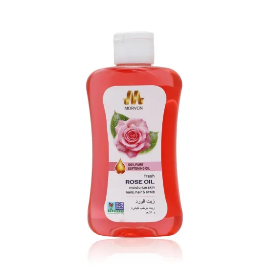 Morvon Original Pure Rose Oil for Skin and Hair Care - 200ml
