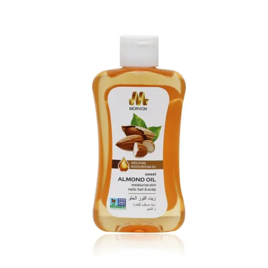 Morvon Sweet Almond Oil for Skin and Hair Care - 200ml Morvon Sweet Almond Oil for Skin and Hair Care - 200ml