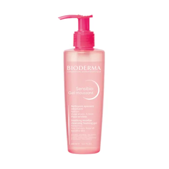 Bioderma Sensibio Gel Moussant Soothing Micellar Cleansing Foaming Gel for Sensitive Skin – 500ml Bioderma Sensibio Gel Moussant Soothing Micellar Cleansing Foaming Gel for Sensitive Skin – 500ml