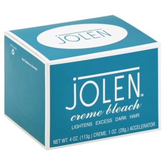 Jolen Creme Bleach for Face and Body – Complete Kit (113g Creme + 28g Accelerator)