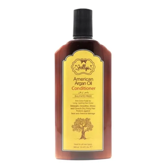 جيليز بلسم زيت الأرغان الأمريكي Jellys American Argan Oil Conditioner المعالج للشعر – 366 مل