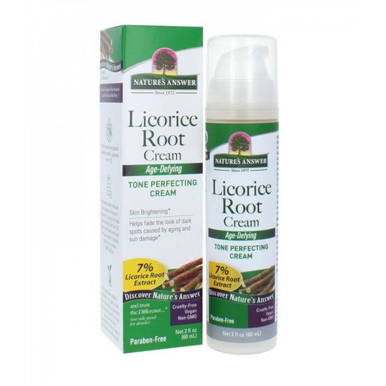 Licorice Root Tone Perfecting Cream from Nature's Answer 7% Concentrated Age-Defying Brightening Complex – 60 ml