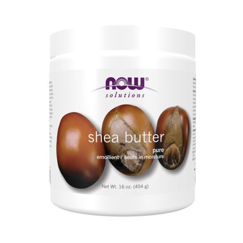 Shea Butter Pure Natural Emollient from NOW Solutions For Advanced Skin Hydration & Scalp Nourishment – 454 g