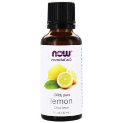 Lemon Essential Oil Pure Natural Complex from NOW Foods For Skin Brightening &amp; Mood Elevation – 30 ml