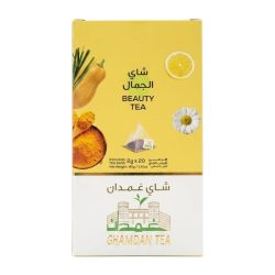  شاي غمدان  GHAMDAN BEAUTY TEA شاي الجمال  –  20 كيس هرمي