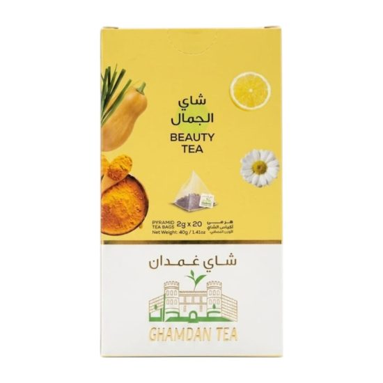  شاي غمدان  GHAMDAN BEAUTY TEA شاي الجمال  –  20 كيس هرمي