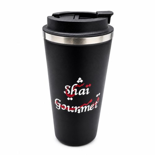 Shai Gourmet Thermal Stainless Steel Mug – Matte Black 510ml