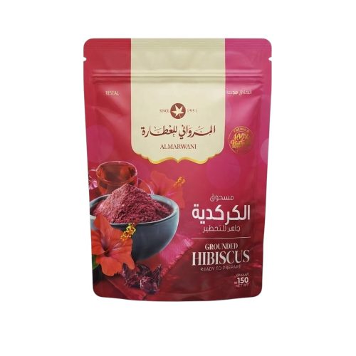 Almarwani Premium Ground Hibiscus Powder – 150g Pack
