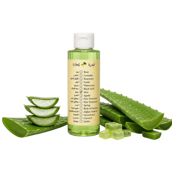 Caesar alatarh Premium 100% Natural Aloe Vera Oil for Follicle Fortification, Scalp Hydration & Anti-Hair Loss Therapy – 120ml Bottle