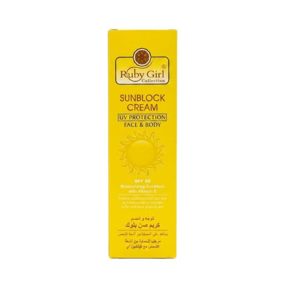 كريم واقي الشمس صنبلوك روبي جيرل Ruby Girl Collection الفاخر - 170 مل كريم واقي الشمس صنبلوك روبي جيرل Ruby Girl Collection الفاخر - 170 مل