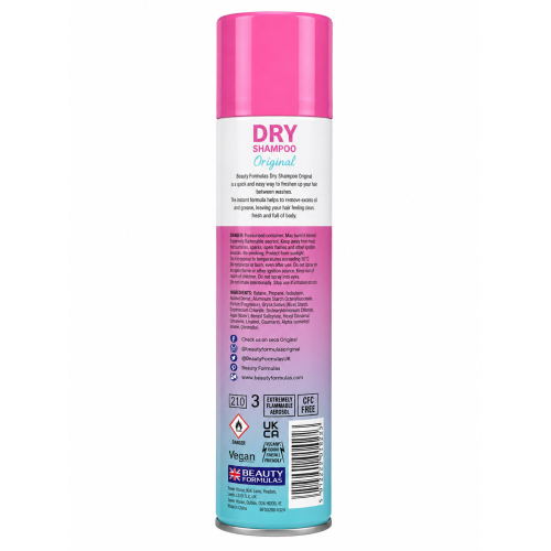 Beauty Formulas Original Dry Shampoo 200 ml Beauty Formulas Original Dry Shampoo 200 ml