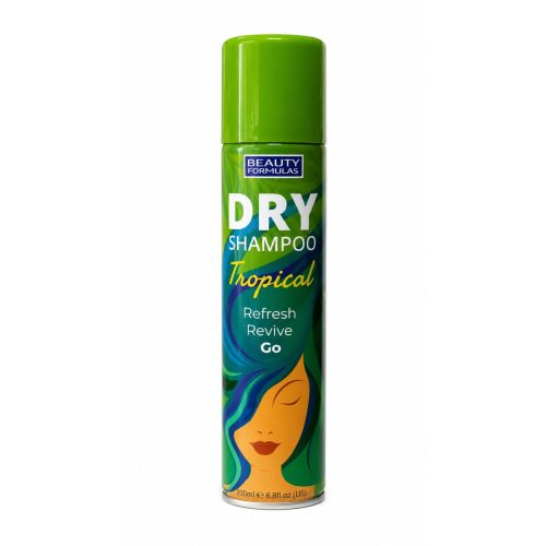 Beauty Formulas Tropical Scent Dry Shampoo 200ml Beauty Formulas Tropical Scent Dry Shampoo 200ml