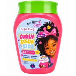 بالإنجليزي: Love Your Curls Curly Curls Kids 2 in 1 Treatment &amp; Styling Cream – 1 KG