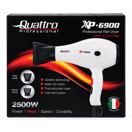 Quattro Professional XP-6900 Professional Hair Dryer 2500W