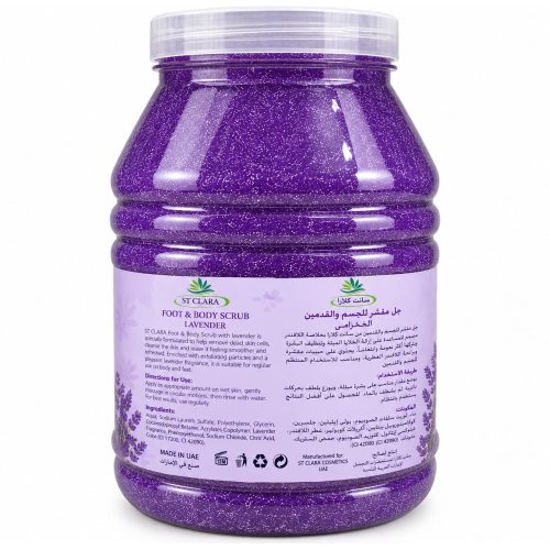 ST CLARA Lavender Foot & Body Scrub Gel 5000 ml