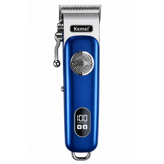 Kemei KM-1895 Professional Hair Clipper with LCD Display and Charging Base