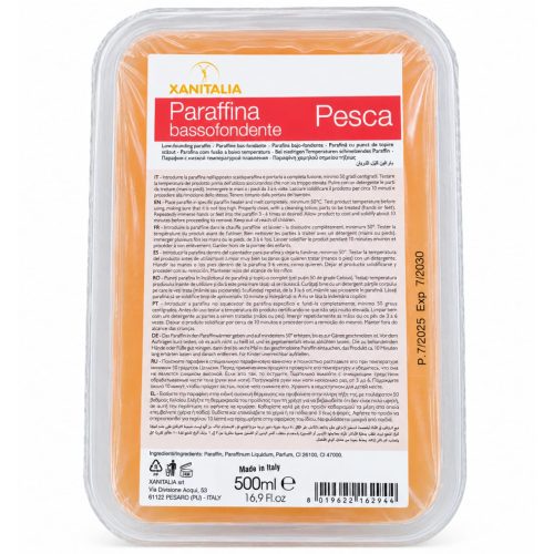 Xanitalia Low-Melting Peach Paraffin Wax 500 ml
