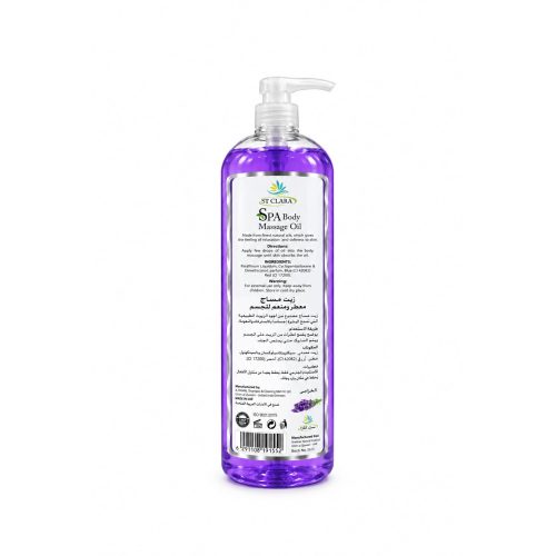 ST CLARA SPA Body Massage Oil – Lavender – 1200 ml