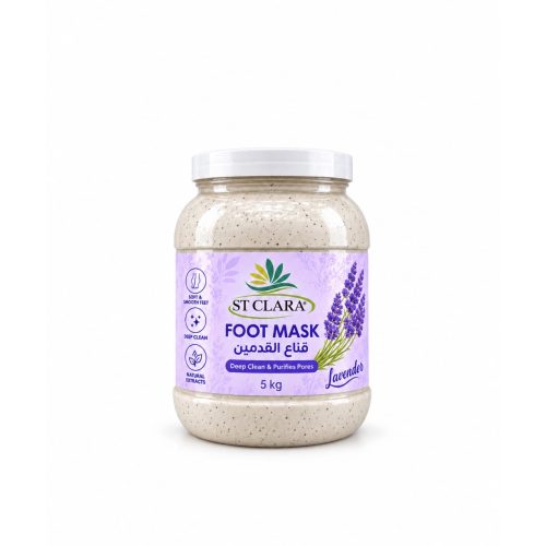 ST CLARA Lavender Foot Mask Deep Clean & Purifies Pores – 5 kg