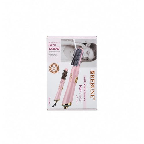 REBUNE RE-2207-2 Professional Hair Styler 1200W with 2 Attachments REBUNE RE-2207-2 Professional Hair Styler 1200W with 2 Attachments