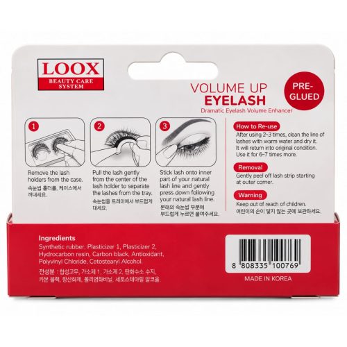 LOOX Volume Up Eyelash – D-42 – Pre-Glued