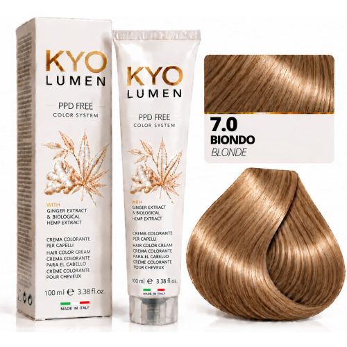 صبغة شعر KYO LUMEN الدائمة – PPD FREE اللون ألاشقر وتدرجاته