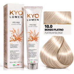 صبغة شعر KYO LUMEN الدائمة – PPD FREE اللون الاشقر البلاتيني وتدرجاتة