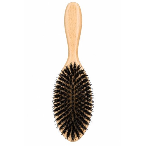 فرشاة شعر خشبية بيضاوية لتصفيف وتمشيط الشعر فرشاة شعر خشبية بيضاوية لتصفيف وتمشيط الشعر