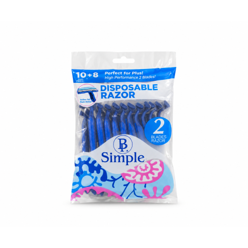 Women’s Disposable Double-Blade Razors – 24 Pieces