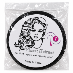 شبكة شعر نايلون Finest Hairnet بحافة مطاطية – رقم 1734
