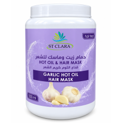 حمام زيت وماسك الشعر بالثوم ST CLARA – 1500 مل