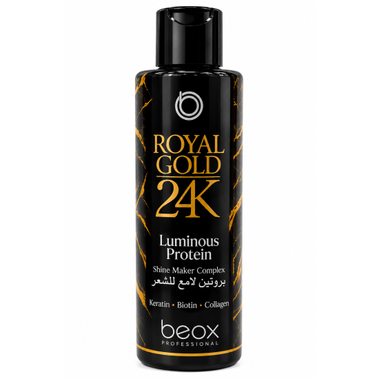 بروتين الشعر المضيء بالذهب عيار 24 Beox Royal Gold 24K بروتين الشعر المضيء بالذهب عيار 24 Beox Royal Gold 24K
