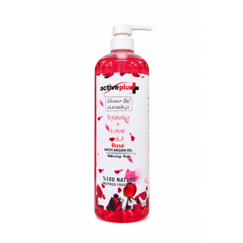 Active Plus Shower Gel Rose with Argan Oil – 1100 ml Active Plus Shower Gel Rose with Argan Oil – 1100 ml