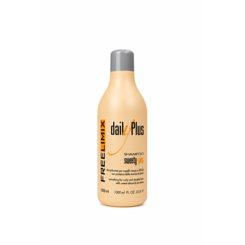Daily Plus Sweety-Plus Shampoo for Curly and Tangled Hair with Sweet Almond Proteins – 1000 ml Daily Plus Sweety-Plus Shampoo for Curly and Tangled Hair with Sweet Almond Proteins – 1000 ml