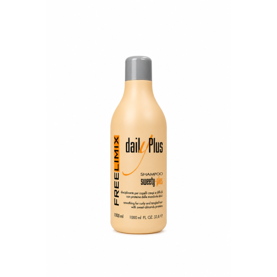 Daily Plus Sweety-Plus Shampoo for Curly and Tangled Hair with Sweet Almond Proteins – 1000 ml Daily Plus Sweety-Plus Shampoo for Curly and Tangled Hair with Sweet Almond Proteins – 1000 ml