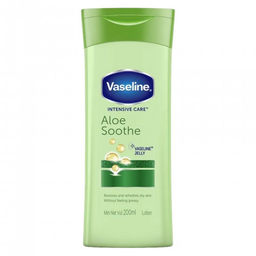 لوشن فازلين Vaseline العناية المكثفة لتلطيف البشرة بالصبار – 200 مل