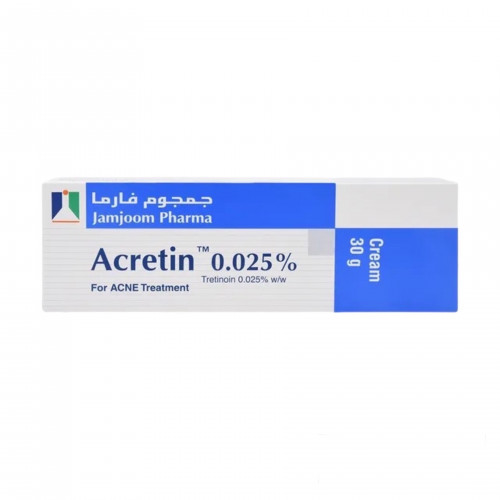 كريم أكريتين 0.025٪ Acretin لعلاج حب الشباب وتقشير البشرة – 30 جرام كريم أكريتين 0.025٪ Acretin لعلاج حب الشباب وتقشير البشرة – 30 جرام