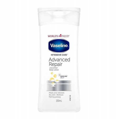 لوشن فازلين الطبي المطور Vaseline لإصلاح البشرة الجافة وشديدة الجفاف – 200 مل