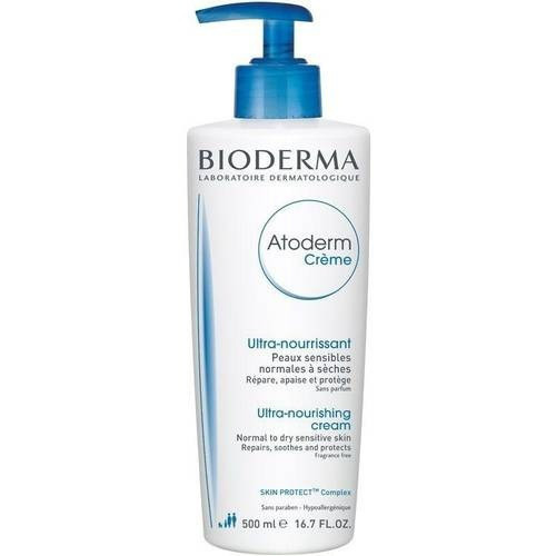 كريم أتوديرم المغذي والمرطب الفائق للبشرة الجافة والحساسة من بيوديرما Bioderma لترميم وحماية الجلد – 500 مل