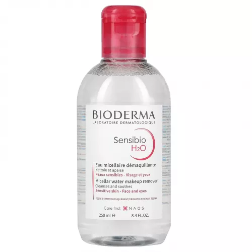 بيوديرما، Bioderma Sensibio H2O، محلول ميسيلار منظف ومزيل للمكياج – 250 مل