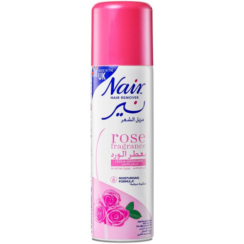 بخاخ نير Nair لإزالة الشعر بعطر الورد – بشرة ناعمة كالحرير – 200 مل