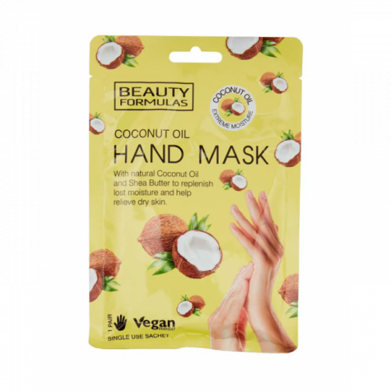Beauty Formulas Coconut Oil Hand Mask - Extreme Moisture