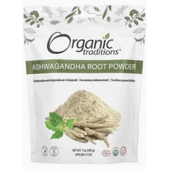 Organic Traditions Ashwagandha Root Powder 200g