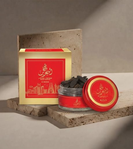 بخور البحرين الفاخر | عنبر ومسك أبيض 30 غرام