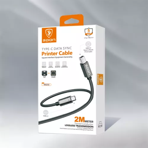 كابل USB للطباعة نوع USB: TYPE-C